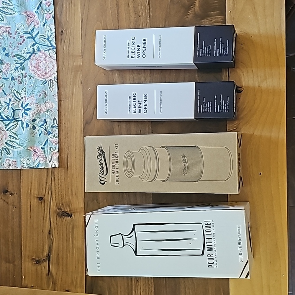 Wine Openers + Cocktail + Elixir Bottle